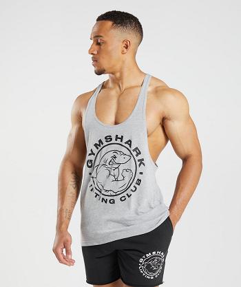 Gymshark Legacy Muške Stringers Svijetlo Sive | HR 2559MQZ